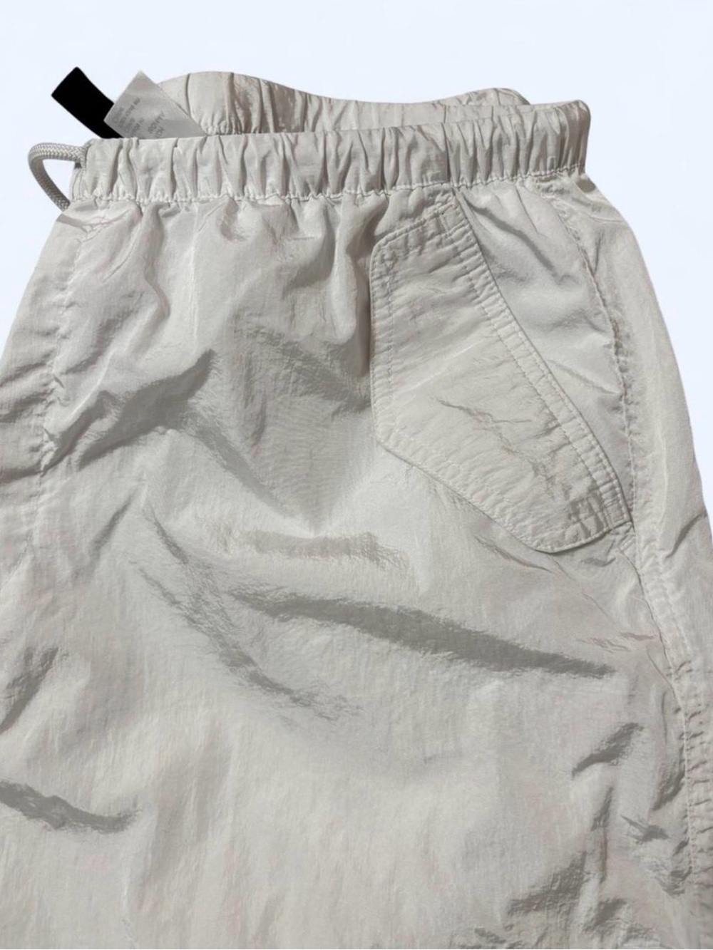 Divided Men's Light Beige Drawstring Cargo Joggers - Picture 2 of 4
